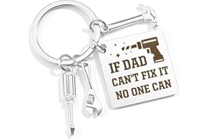 Dealoco Dad Gifts,Fathers Day Birthday Best Ideas Funny Bonus Sentimental Unique Personalized Meaningful Thoughtful Retirement Christmas Valentines Day papa Gifts for Dad from Daughter Son Keychain