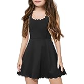 Batermoon Girls Athletic Tennis Dress with Shorts Kids Workout Exercise Golf Skirts Dresses with Pockets