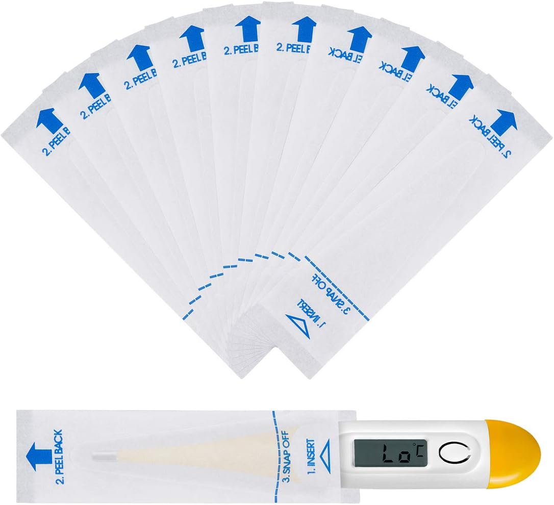 Digital Thermometer Cover Disposable Probe Cover, Oral and Rectal