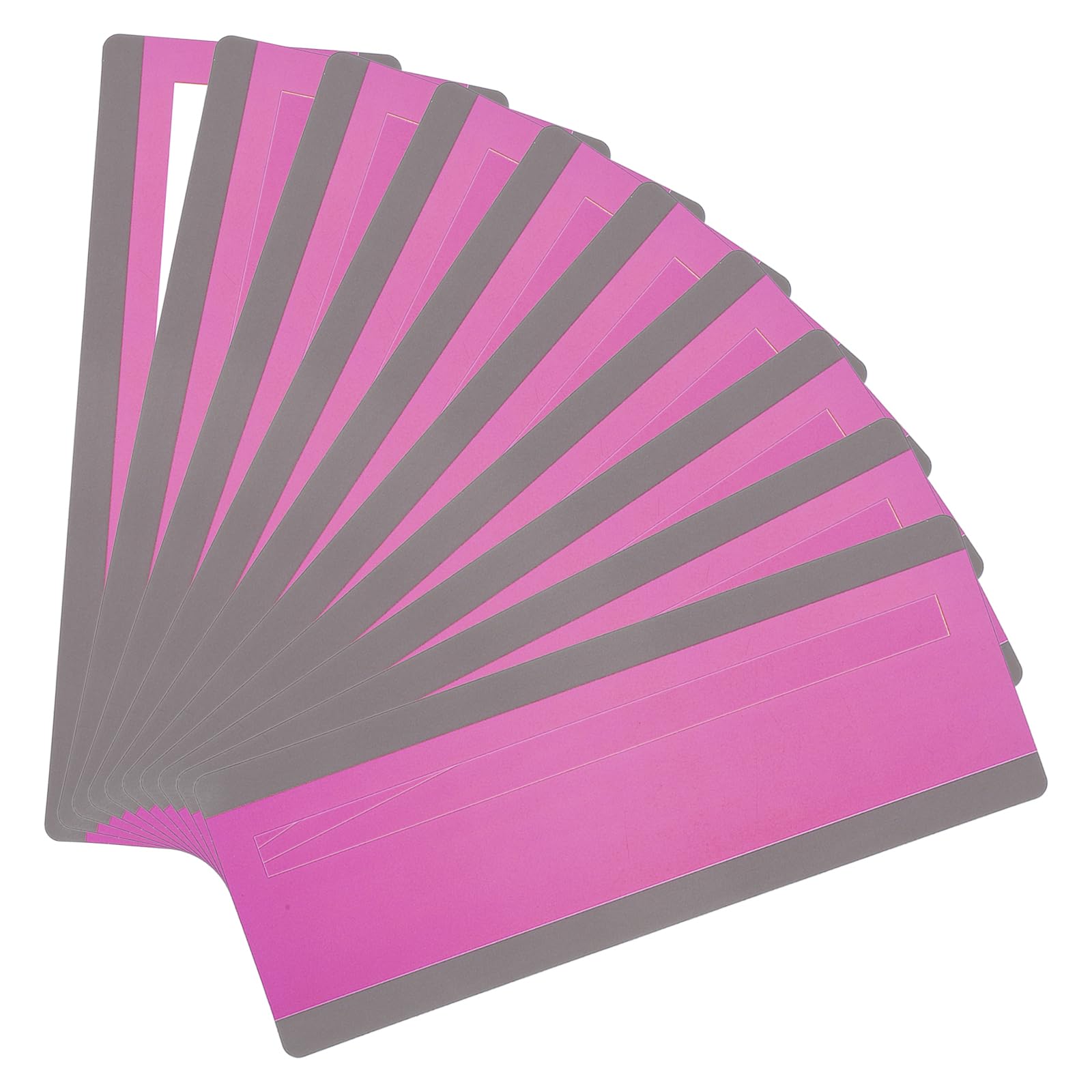 PATIKIL Guided Reading Strips, 10pcs Highlight Colored Overlay Bookmarks Sentence Strips Reading Tracking Ruler Teacher Supplies for Classroom, Rose