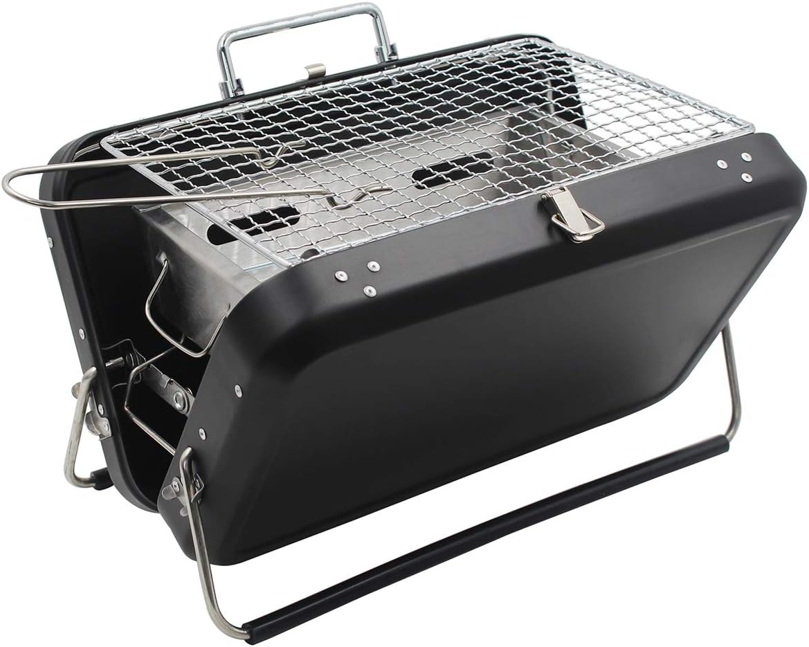 Portable Charcoal Grill Small Barbecue Grill Suitcase