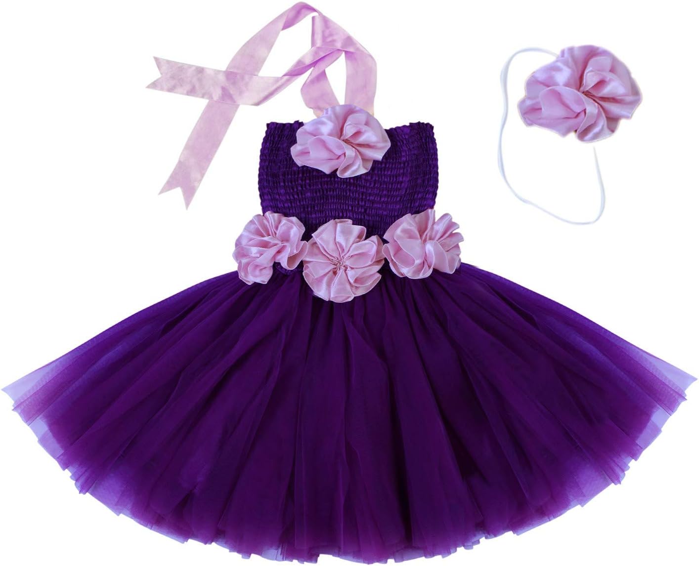 Pink Wings Baby Girl Knee Length Tutu Dress