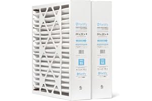Fortify 20x20x4 MERV 11 Replacement for TopTech TT-FM-2020, White Rodgers FR1600M-108, FR1600M-111, Whole House Air Filter. (2-Pack) Actual Size 19.38 x 19.38 x 3.63