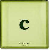 kate spade new york Initial Decorative Initial Tray, Personalized Acrylic Vanity Letter Tray, Just Mine (C)