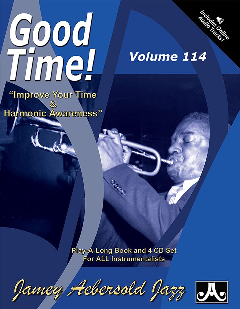 Photo 1 of Play-A-Long Series, Vol. 114, Good Time! - Improve Your Time & Harmonic Awareness (Book & 4-CD Set) (Jazz Play-A-Long for All Instrumentalists, Vol 114)