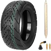CMIYETO 90/65-6.5 Vacuum Tubeless Tire Self Repair Tyre with Glue 11 Inch Road Tires for E-Scooter Motor Electric Scooter Go karts Dualtron Thunder YUME X11 Zero 11X Kaabo Wolf Warrior Wear Resistant