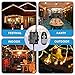 Otronics 800W Outdoor Dimmer for LED String Lights,Wireless Remote Control dimmer Control,100Ft Range with 8 Brightness Mode, Memory Function