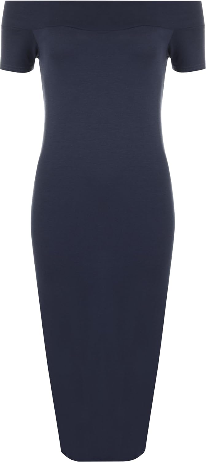 navy blue midi dress uk