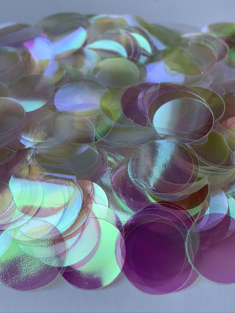 Colourful Metallic Confetti, 1.5cm, 20g (2 pack)