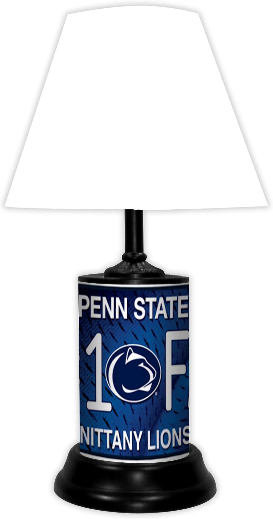 TAGZ SPORTS UNLIMITED Penn State Nittany Lions NCAA Desk/Table Lamp with White Shade
