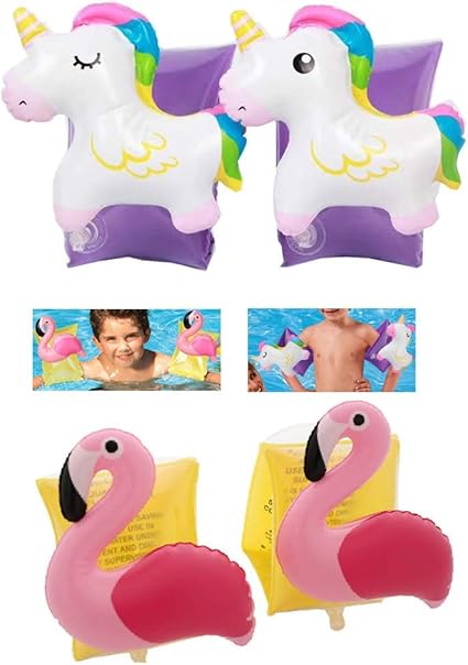 flamingo arm floaties