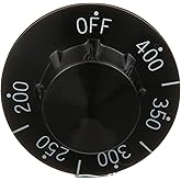 200-400°F Thermostat Dial Knob for Fryers, Range, Braising Pan, Pitco Frymaster Dean and More