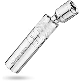 WORKPRO 14 mm Magnetic Swivel Spark Plug Socket | 3/8" Drive x 4" Total Length, 360 Degree Swivel, 12 Point, Thin Wall