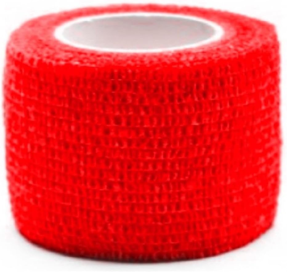 Cohesive Bandage Elastic Band Tape Strip 4.5m*5cm (red)