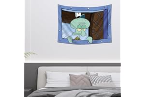 EWRITN Large Funny Cartoon Tapestry 3x4 Feet Wall Hanging Window Design for Bedroom Home Decor Size 3x4 Feet College Dorm Room Flag Man Cave Frat Wall
