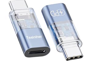 𝐓𝐞𝐬𝐥𝐧𝐢𝐡𝐞𝐫 Lightning to USB C Adapter with Indicator Light for iPhone 17/16/15 Pro/Pro Max/Plus,iPad Air,Samsung S24,