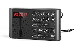 Generturbo NIV Audio Bible Player, New International Version Bible, Electronic New and Old Testament NIV Bibles for Seniors, 26 Hours of Playback Time, Easily Switch and Locate The Chapter