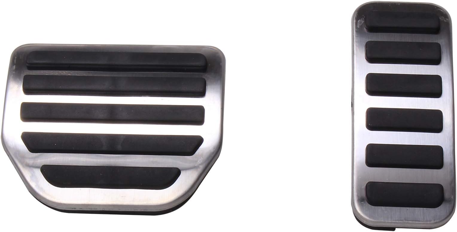 Redwolf Fuel Gas Brake Pedal Cover Accelerator Pads for Land Rover Discovery 2017-2019 Range Rover Sport 2014-2019 No Drill