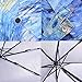 KLOUD City 3 Section Folding Manual UV Protect Sun Anti-UV Parasol Rain Umbrella (Starry Night)