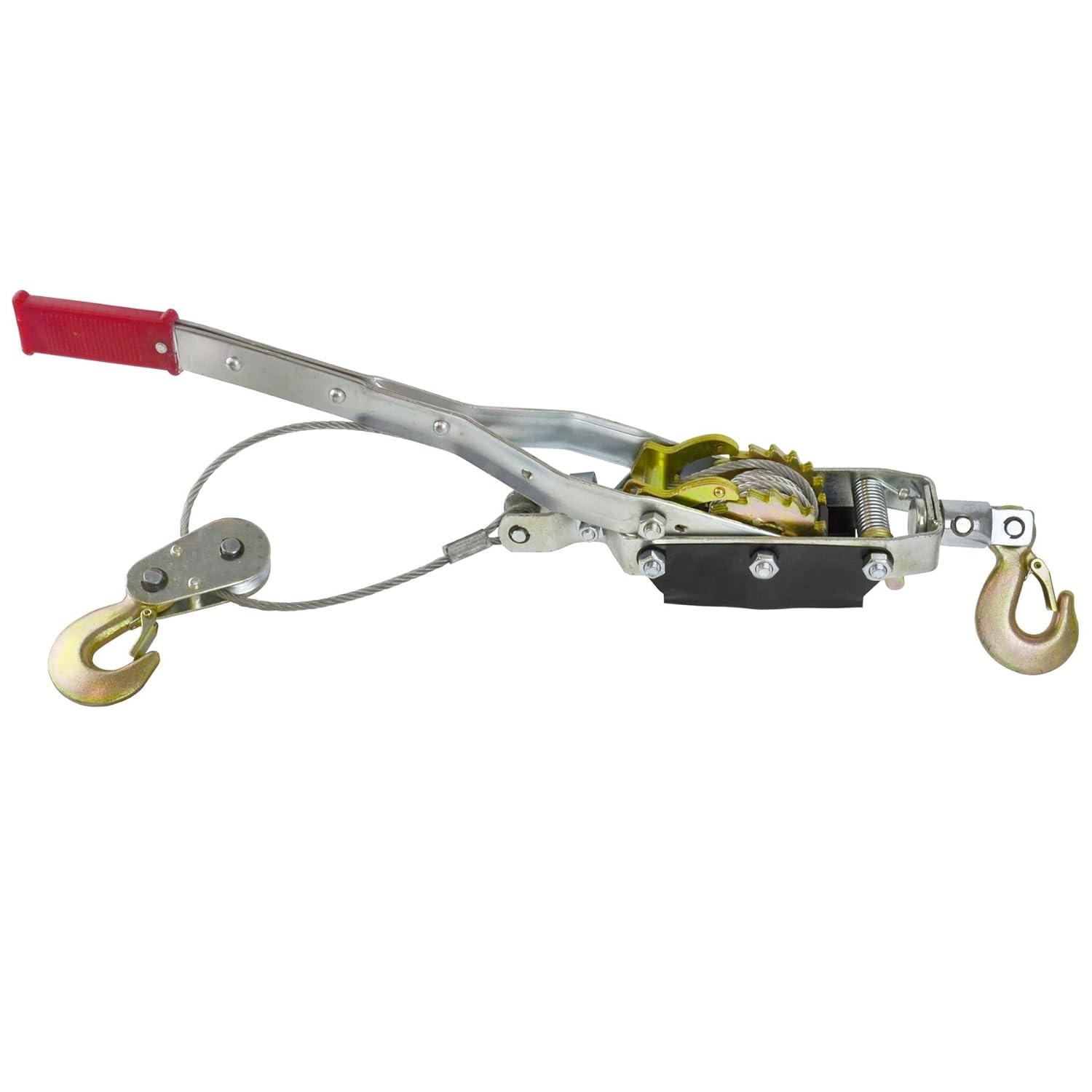 AB ToolsToolzone 4 Ton Hand Power Wired Cable Puller Winch Turfer