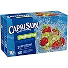 Capri Sun Juice Pouches, Strawberry Kiwi, 6 oz, 10 ct.