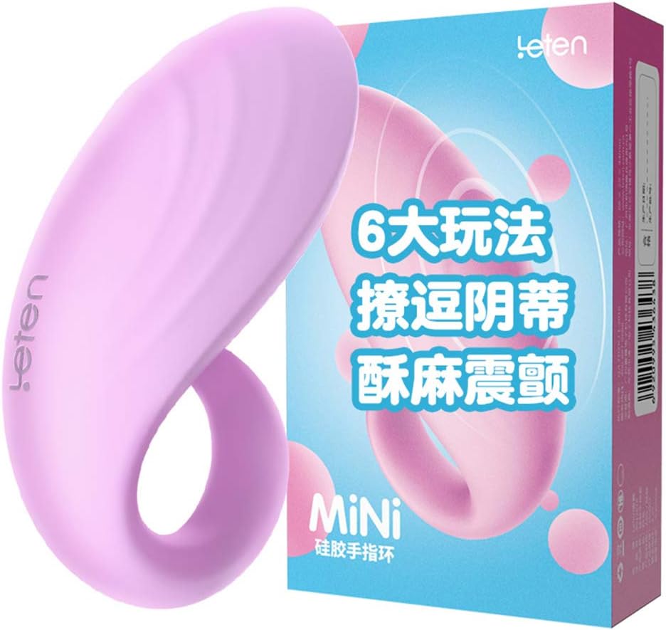 TPTPMAY Vibranting Finger Ring Female Clotoris Masturabation Fleshy Silicone Mute Waterproof Tongue