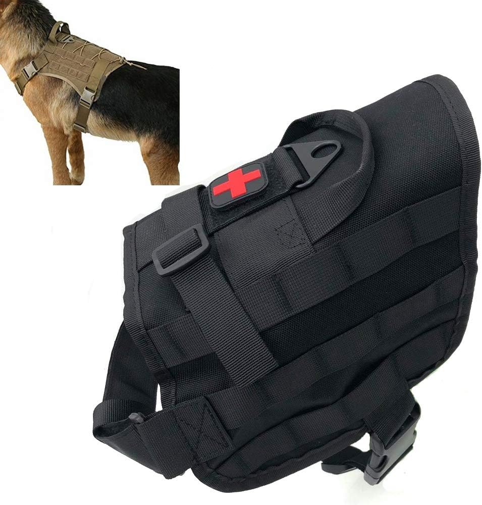 CH Outdoor Hunting Dog Army Tactical Dog Vest Labrador