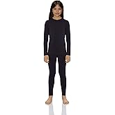 Rocky Thermal Underwear for Girls Cotton Knit Thermals Kids Base Layer Long John Pajamas Set