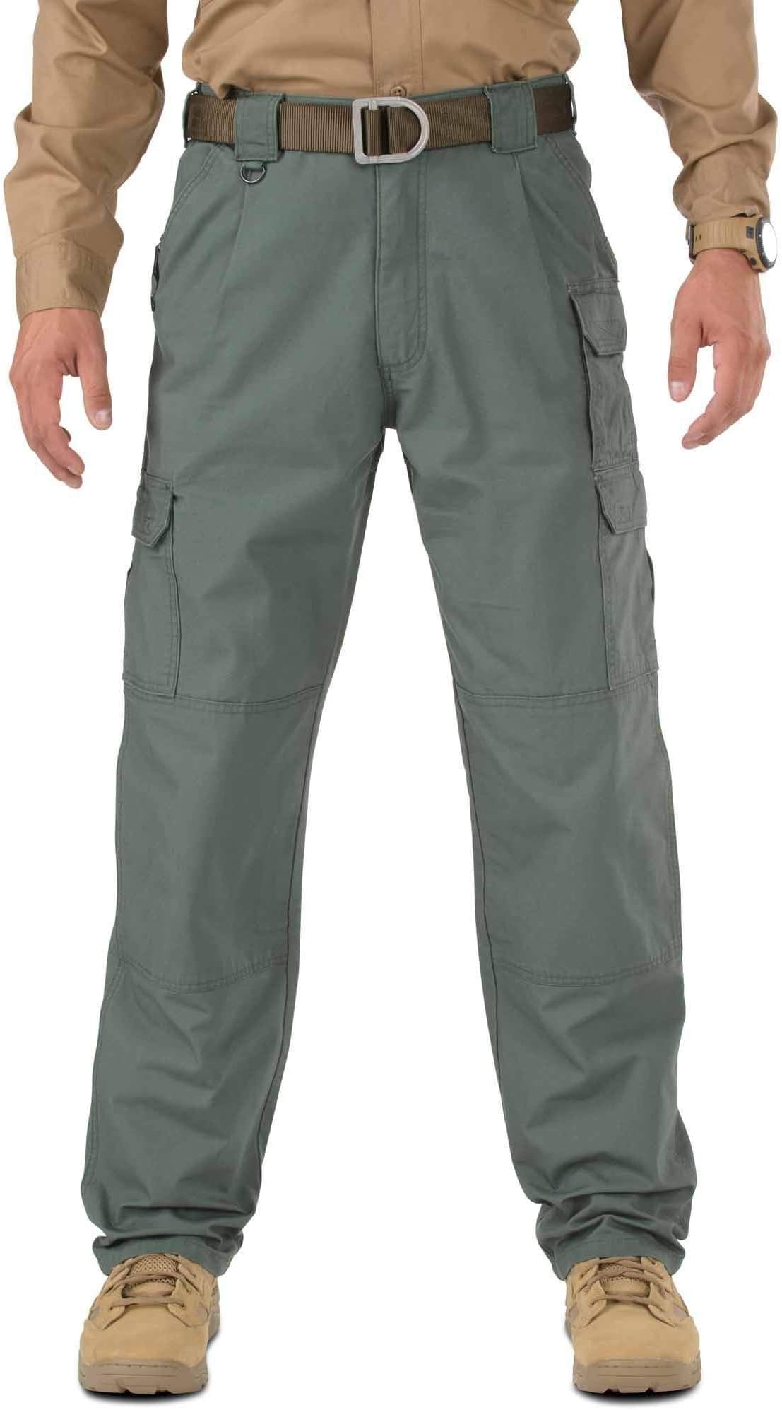 5.11 Tactical Men's Active Work Pants, Superior Fit, Double Reinforced, 100% Cotton, Style 74251