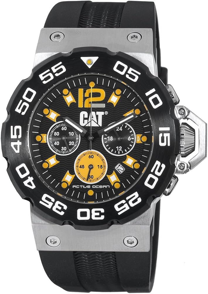 CAT Men's D214321137 Active Ocean Chrono Black Analog Dial