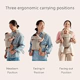 BabyBjörn Baby Carrier Mini 3D Mesh Grey Beige view 3