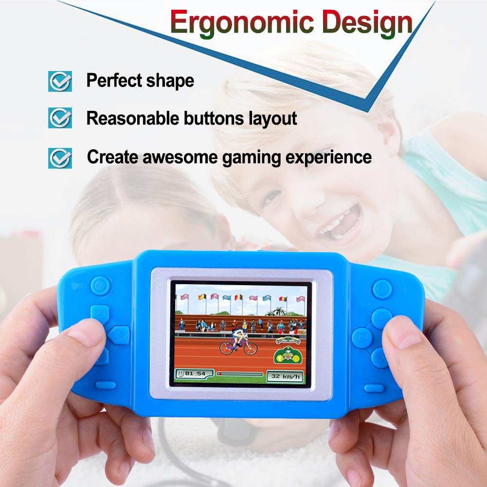 TEBIYOU Handheld Game Console for Kids Seniors Adults with 