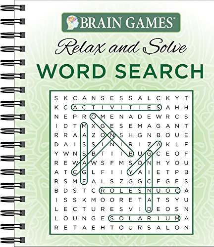 Brain Games Relax and Solve: Word Search