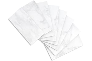 Yipscazo 32 Pieces 2024 New upgrade Peel and Stick backsplash 3 x 6 Inches 3D PVC Composite Wall Tile Stick on Backsplash Tile for Kitchen Bathroom, Laundry Room, Fireplace in Bright Kara White Stone