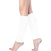 v28 Women Warm Leg Warmers 80s Retro Party Costume Knit Ballet Neon Long Socks