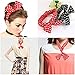 Yeshan Rabbit Ear Twist Bow Wired Headbands Scarf Headwrap Hairband Hair Accessory,Pack of 8