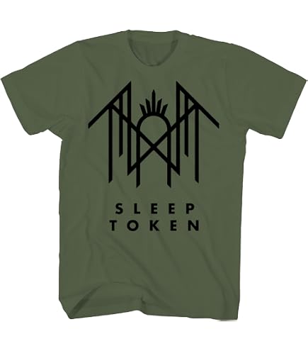 Buy the Rock Off Sleep Token Rain T Shirt in Black