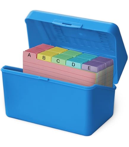oxford poly index card binder 4x6 Amazon.com : Oxford Plastic Index Card Box, 4 x 6 Inches, 400 Card  Capacity, Black (01461) : Plastic Index Card Holder : Office Products