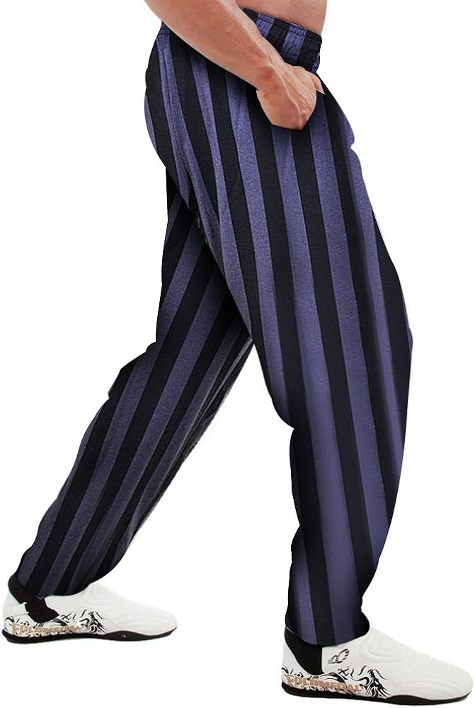Otomix Men's Charcoal Stripe Baggy Workout Pants Amazon.ca Clothing