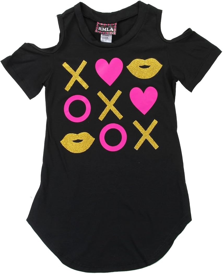 black and gold cold shoulder top