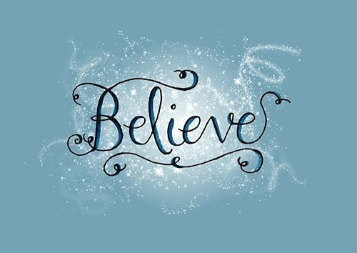 Amazon Com Believe Wall Art 8x10 Art Print Winter Home Decor