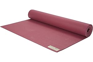 JadeYoga Harmony Yoga Mat - Durable & Thick Gym Fitness Mat, Non-Slip Natural Rubber Yoga Mat - Home Exercise & Stretching Mat, Workout Mat - Yoga, Pilates & Meditation for Women & Men
