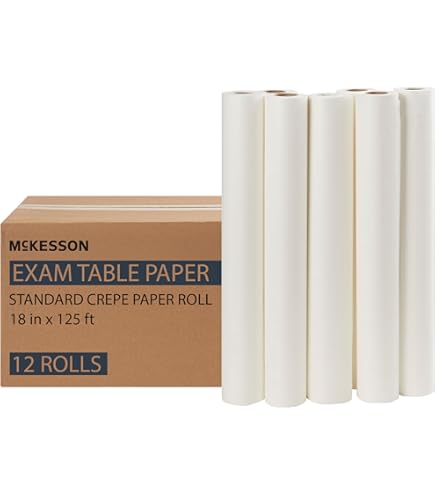 Amazon.com: McKesson Medical Exam Table Paper Rolls [12 Rolls
