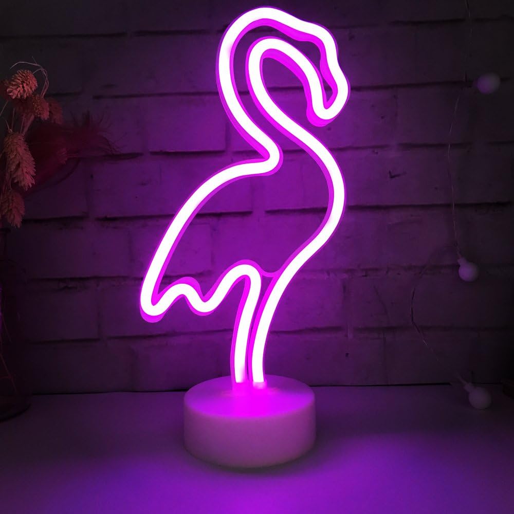 neon table lamp