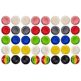 40 Pcs Colorful Silicone Accessories Replacement