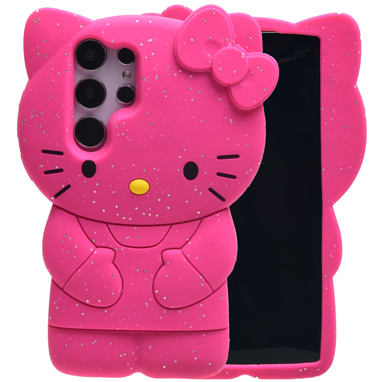 Photo 1 of MONEHOYSY Cartoon Case for Samsung Galaxy S22 6.1", Fashion Cute 3D Cute Kitty Kawaii Soft Silicone Animal Gel Back Cover for Kids Women Girls Boys (Kitty-8, S22 6.1")