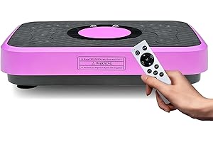 SANODESK Vibration Plate Fitness Platform Whole Body Exercise Machine with 120 Speed Levels, Lymphatic Drainage, Fat Burning, and Weight Loss, Perfect for Women, Men, and Home Gym Exercise