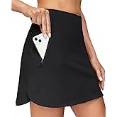IUGA High Waist Golf Skirt with 5 Pockets Skorts for Woman Athletic Tennis Skirt for Workout Casual