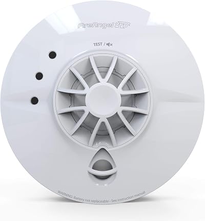 FireAngel Pro Connected Kitchen Heat Alarm FP1740W2-R Mains 10 Year Life