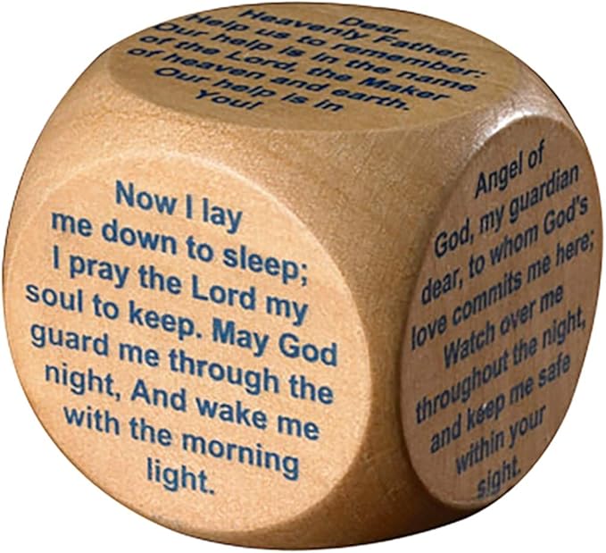 Amazon Com Religious Children S Bedtime Prayer Cube 1 1 2 Inch